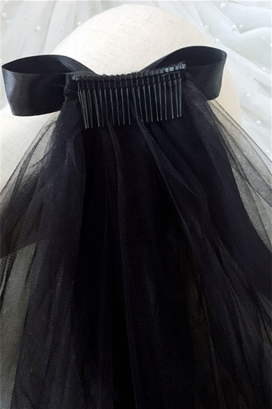 Beverly Fancy With Bowtie Wedding Veils-stylesnuggle