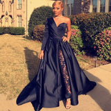 stylesnuggle offers new Chic Asymmetric One Shoulder Satin Prom Dress and Special Style Floor Length Party Dress With Lace Trousers at a cheap price. It is a gorgeous A-line Prom Dresses in Satin,  which meets all your requirement.