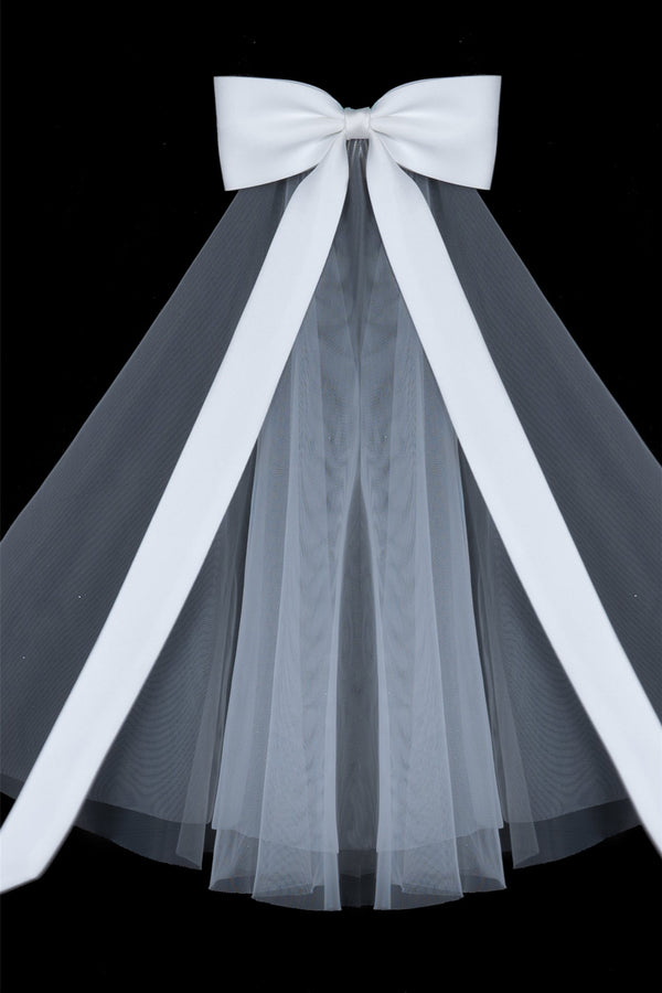 Cornelia Elegant With Bowtie Wedding Veils-stylesnuggle